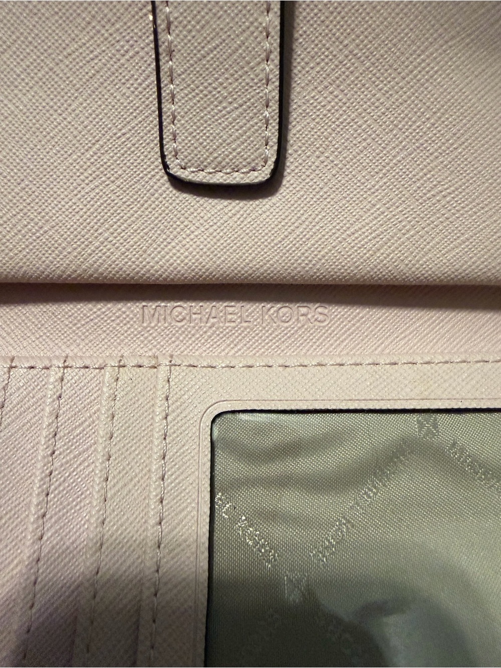 Michael Kors Jet Set Large Leather Smartphone Wristlet Wallet - Picture 9 of 9